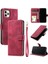 IPhone 11 Için Flip Case Pro Manyetik Bilek Kayışı Kickstand Pu Deri Kart (Yurt Dışından) 4