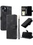 IPhone 14 Için Flip Case Artı Bilek Kayışı Manyetik Cüzdan Kart Yuvaları Pu (Yurt Dışından) 5