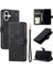 IPhone 16 Için Flip Case Artı Pu Deri Manyetik Cüzdan Kart Yuvaları Bilek (Yurt Dışından) 1