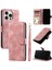 IPhone 15 Için Flip Case Pro Max Pu Deri Kickstand Manyetik Cüzdan Kart (Yurt Dışından) 1