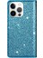 Glitter Flip Case IPhone 15 Pro Max Flip Case Cüzdan Kart Tutucu Pu (Yurt Dışından) 4