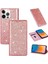 IPhone 14 Için Glitter Flip Case Pro Max Flip Case Cüzdan Pu Deri Kart (Yurt Dışından) 1