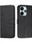 Xiaomi Poco M6 4g Yan Toka Için Flip Case Tam Koruma Kartı Pu (Yurt Dışından) 1