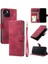 IPhone 15 Için Flip Case Artı Cüzdan Kart Yuvaları Kickstand Bilek Kayışı Pu (Yurt Dışından) 1