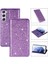 Samsung Galaxy S23 Için Glitter Flip Case Pu Deri Kart Tutucu Flip Case (Yurt Dışından) 1