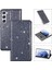 Samsung Galaxy S23 Için Glitter Flip Case Pu Deri Kart Tutucu Flip Case (Yurt Dışından) 1