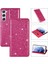Samsung Galaxy S23 Için Glitter Flip Case Pu Deri Kart Tutucu Flip Case (Yurt Dışından) 1