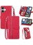 IPhone 16 Için Flip Case Fermuar Tarzı Çoklu Kart Yuvası Çok Renkli (Yurt Dışından) 1