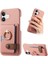 IPhone 16 Için Kılıf Artı Halka Standı Kart Yuvaları Premium Dokulu Deri (Yurt Dışından) 1