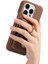 IPhone 16 Için Kılıf Pro Max Premium Dokulu Deri Kart Yuvaları Halka Standı (Yurt Dışından) 5