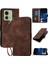 Motorola Kenar 40 Için Flip Case Ayrılabilir El Kayışı ile Kabartmalı Yüksek (Yurt Dışından) 1