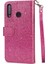 Huawei P30 Lite Glitter Cüzdan Kılıf Bilek Kayışı Için Fermuarlı Cebi Durumda (Yurt Dışından) 4