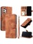 Samsung Galaxy A32 5g Bilek Kayışı Manyetik Pu Deri Cüzdan Için Flip Case (Yurt Dışından) 5