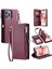 Crossbody Durumda IPhone 13 Pro Fermuar Faturaları Yuvası Durumda Cüzdan Rfıd 9 (Yurt Dışından) 1