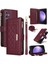 Samsung Galaxy S24 Fe Kayış Kart Yuvaları Için Flip Case Darbeye Cüzdan (Yurt Dışından) 1