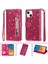 IPhone 15 Pro Pu Deri Manyetik Kapatma Glitter Için Fermuarlı Cebi Durumda (Yurt Dışından) 1