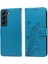 Samsung Galaxy S21 Flip Deri Çiçek Kart Yuvaları Için Flip Case (Yurt Dışından) 2