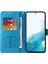Samsung Galaxy S21 Flip Deri Çiçek Kart Yuvaları Için Flip Case (Yurt Dışından) 5