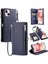 IPhone 14 Için Crossbody Durumda Rfıd Engelleme Uzun Kordon Fermuar Faturaları Yuvası (Yurt Dışından) 1