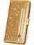 IPhone 15 Pro Pu Deri Manyetik Kapatma Glitter Için Fermuarlı Cebi Durumda (Yurt Dışından) 2
