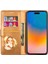 IPhone 15 Pro Pu Deri Manyetik Kapatma Glitter Için Fermuarlı Cebi Durumda (Yurt Dışından) 3