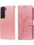 Samsung Galaxy S21 Flip Deri Çiçek Kart Yuvaları Için Flip Case (Yurt Dışından) 1