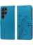 Samsung Galaxy S24 Için Flip Case Ultra Flip Deri Cardyuvaları Çiçek (Yurt Dışından) 3