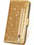 IPhone 16 Için Fermuar Cep Durumda Pro Max Pu Deri Glitter Cüzdan Kılıf (Yurt Dışından) 4