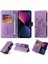 IPhone 13 Mini Çiçek Kart Yuvaları Deri Flip Case Için Flip Case (Yurt Dışından) 1