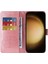 Samsung Galaxy S23 Deri Flip Kart Yuvaları Çiçek Için Flip Case (Yurt Dışından) 5