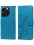 IPhone 15 Pro Kart Yuvaları Flip Deri Çiçek Için Flip Case (Yurt Dışından) 4