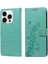 IPhone 14 Için Flip Case Pro Max Cardyuvaları Çiçek Flip Deri (Yurt Dışından) 4