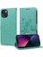 IPhone 14 Deri Çiçek Flip Kart Yuvaları Için Flip Case (Yurt Dışından) 2
