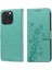 IPhone 16 Pro Flip Deri Kart Yuvaları Çiçek Için Flip Case (Yurt Dışından) 4