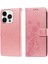 IPhone 14 Pro Çiçek Kart Yuvaları Flip Deri Için Flip Case (Yurt Dışından) 1