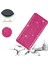 IPhone 15 Kart Tutucu Manyetik Kapatma Pu Deri Için Glitter Flip Case (Yurt Dışından) 5