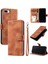 IPhone 6 Için Flip Case Artı/6s Artı Kickstand Bilek Kayışı Manyetik Pu Kart (Yurt Dışından) 1