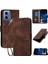 Motorola Moto G34 ve Ayrılabilir El ile Kredi Kartı Yuvası Için Flip Case (Yurt Dışından) 1