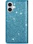 IPhone 16 Için Glitter Flip Case Kart Tutucu Flip Case Cüzdan Pu Deri (Yurt Dışından) 4