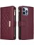 IPhone 15 Pro Cüzdan Darbeye Dayanıklı Kayış Kart Yuvaları Için Flip Case (Yurt Dışından) 4