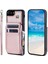 IPhone 7 Için Cüzdan Durumda Artı/8 Artı Rfıd Engelleme Kickstand Pu Deri 3 (Yurt Dışından) 4