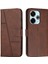 Xiaomi Poco M6 4g Yan Toka Için Flip Case Tam Koruma Kartı Pu (Yurt Dışından) 1