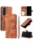 Sony Xperia 1 Vı Bilek Kayışı Cüzdan Kart Yuvaları Için Flip Case Kickstand Pu (Yurt Dışından) 5