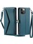 Cüzdan Crossbody Kılıf IPhone 12 Pro Max Kart Tutucu Fermuar Faturaları Yuvası (Yurt Dışından) 1
