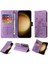 Samsung Galaxy S23 Deri Flip Kart Yuvaları Çiçek Için Flip Case (Yurt Dışından) 5