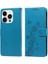 IPhone 14 Için Flip Case Pro Max Cardyuvaları Çiçek Flip Deri (Yurt Dışından) 1