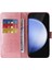 Samsung Galaxy S24 Fe Flip Cardyuvaları Çiçek Deri Için Flip Case (Yurt Dışından) 5