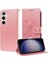 Samsung Galaxy S24 Artı Çiçek Kart Yuvaları Flip Deri Için Flip Case (Yurt Dışından) 4
