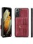 Samsung Galaxy S21 Kablosuz Şarj Cüzdan Manyetik Rfıd Için Kılıf (Yurt Dışından) 5