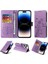 IPhone 14 Pro Çiçek Kart Yuvaları Flip Deri Için Flip Case (Yurt Dışından) 3